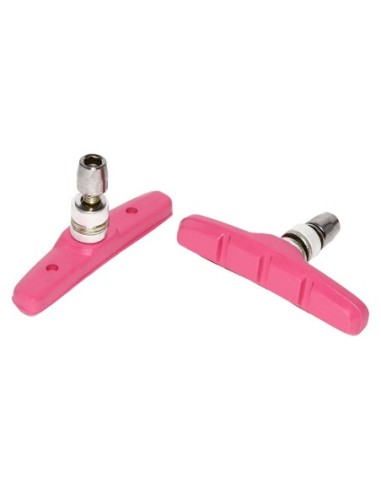 70mm Brake Shoes W/Nut Pink.